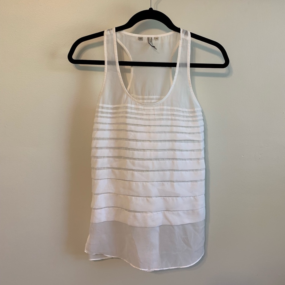 Guess Shear white tank top